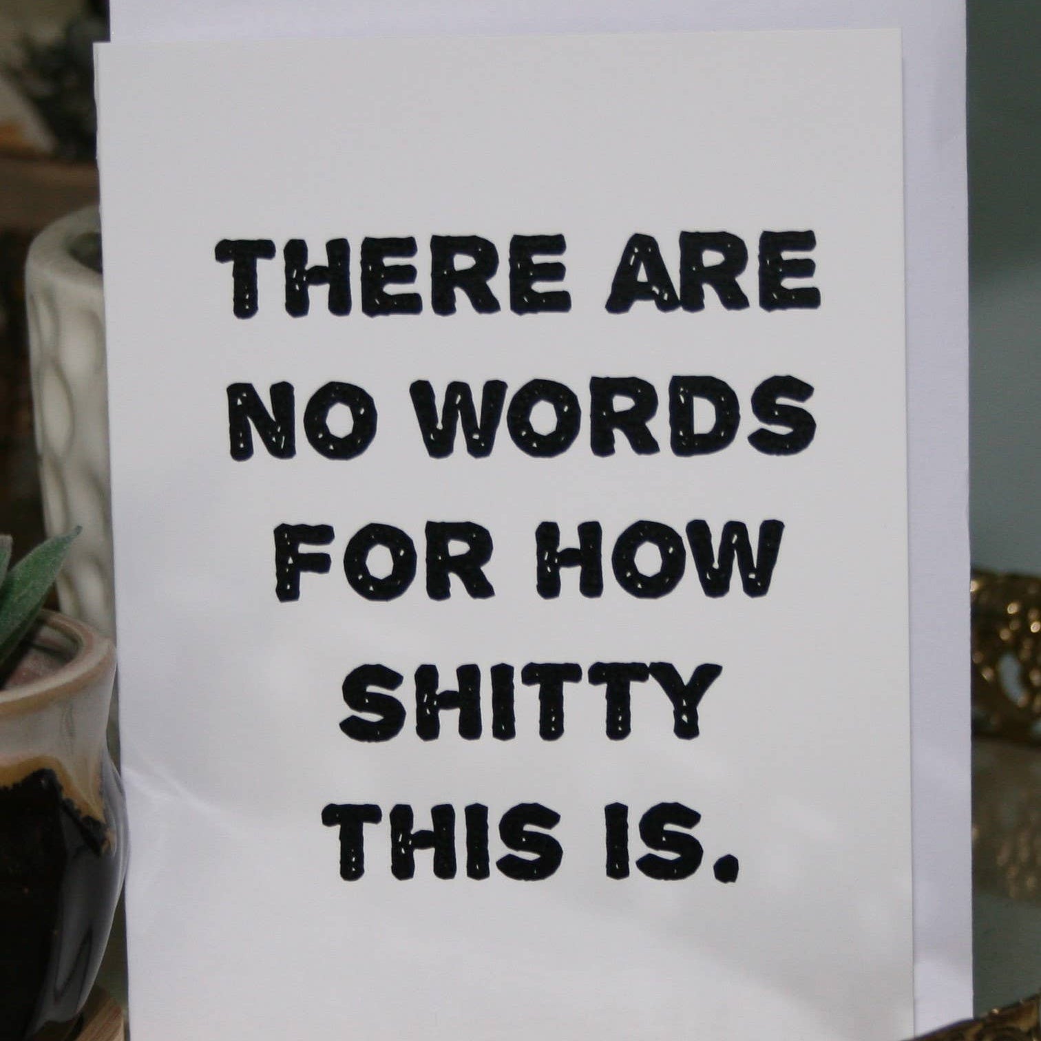 No Words Greeting Card