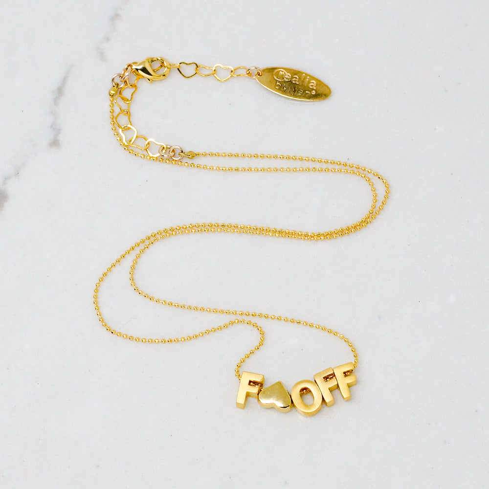 Wordy Necklace - FOFF (Gold)