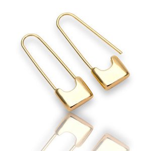 Paperclip Earrings (Gold)