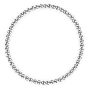 3MM Silver Ball Bracelet (6.5")