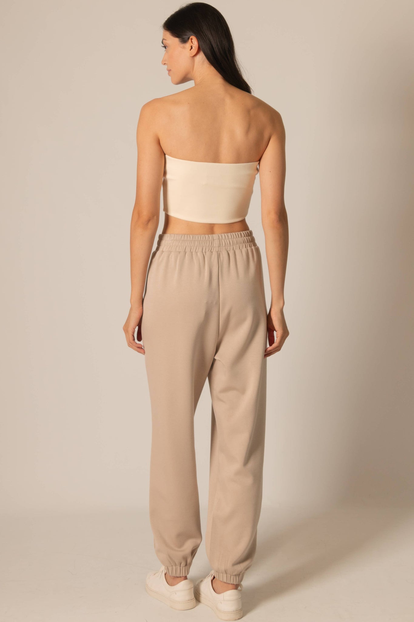 Butter Modal Joggers: Taupe