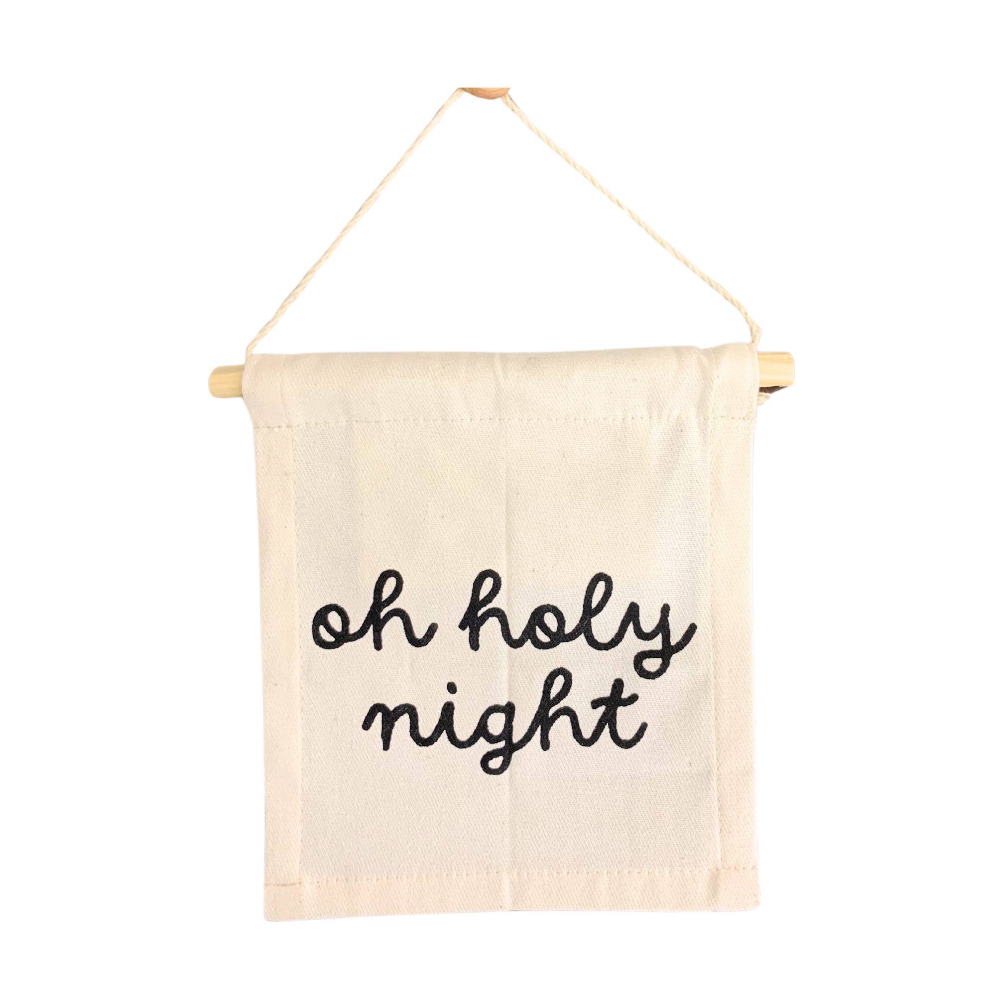 Oh holy night hang sign