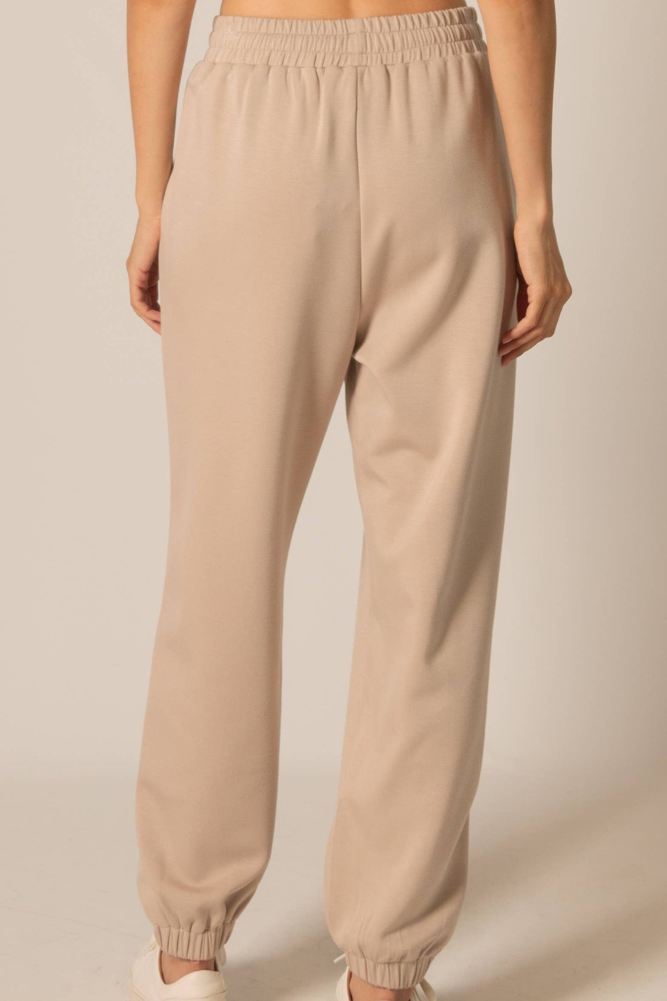Butter Modal Joggers: Taupe