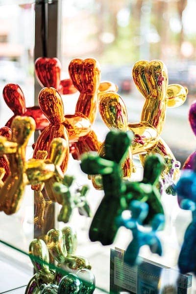 Bright Gold Ceramic Dog Piggy Bank - 12" tall (large)