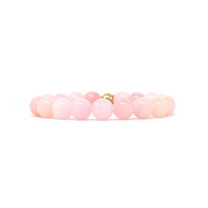 Natural Stone Bracelet - Jade (10MM, Peachy Pink)
