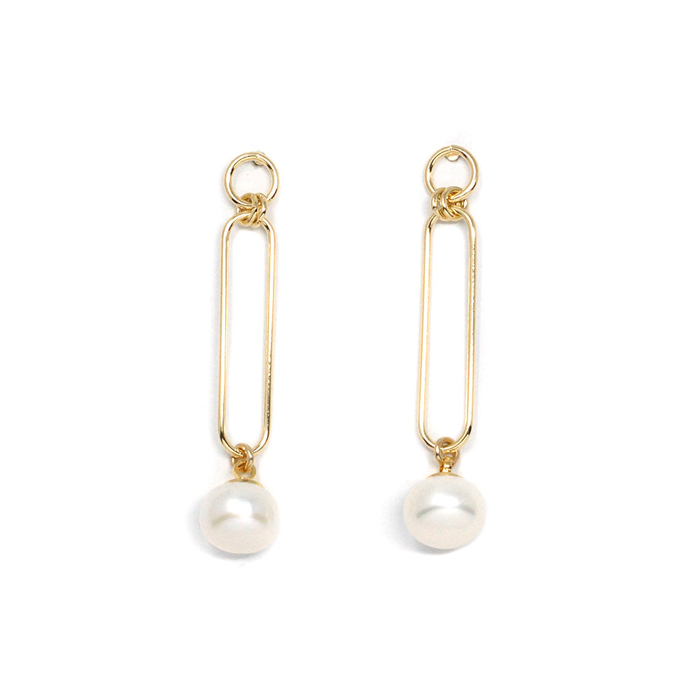 Pearl Drop Earrings (Long)