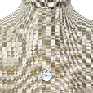 faith necklace (silver)