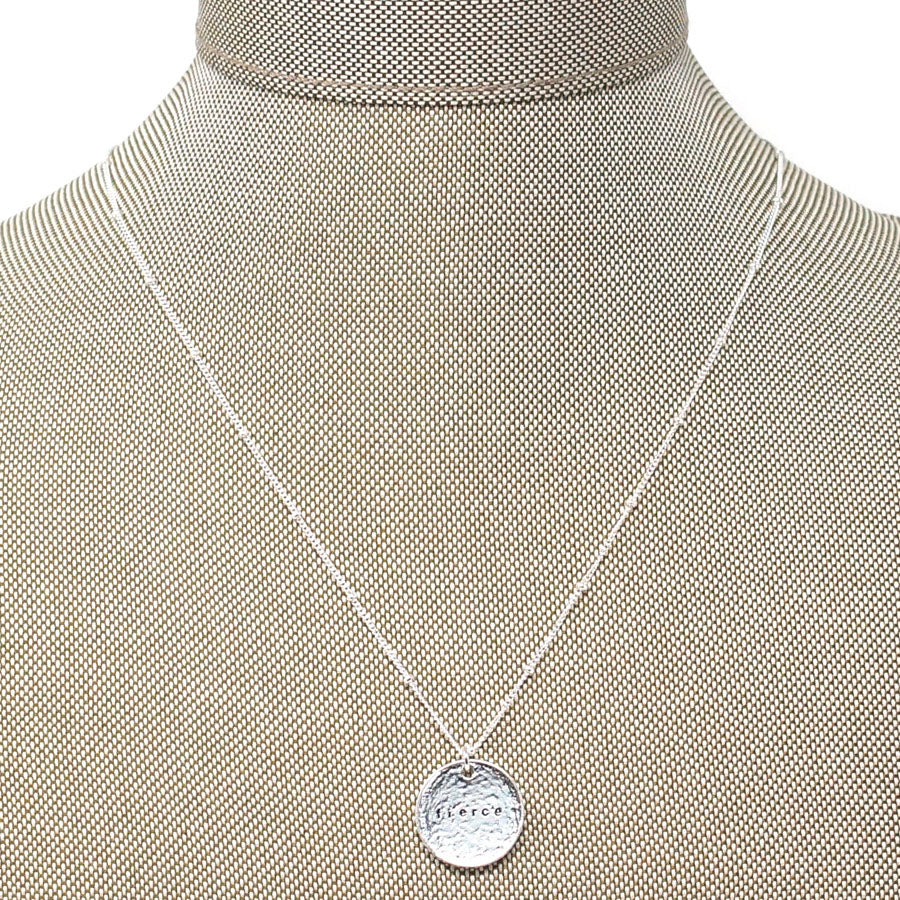 fierce necklace (silver)